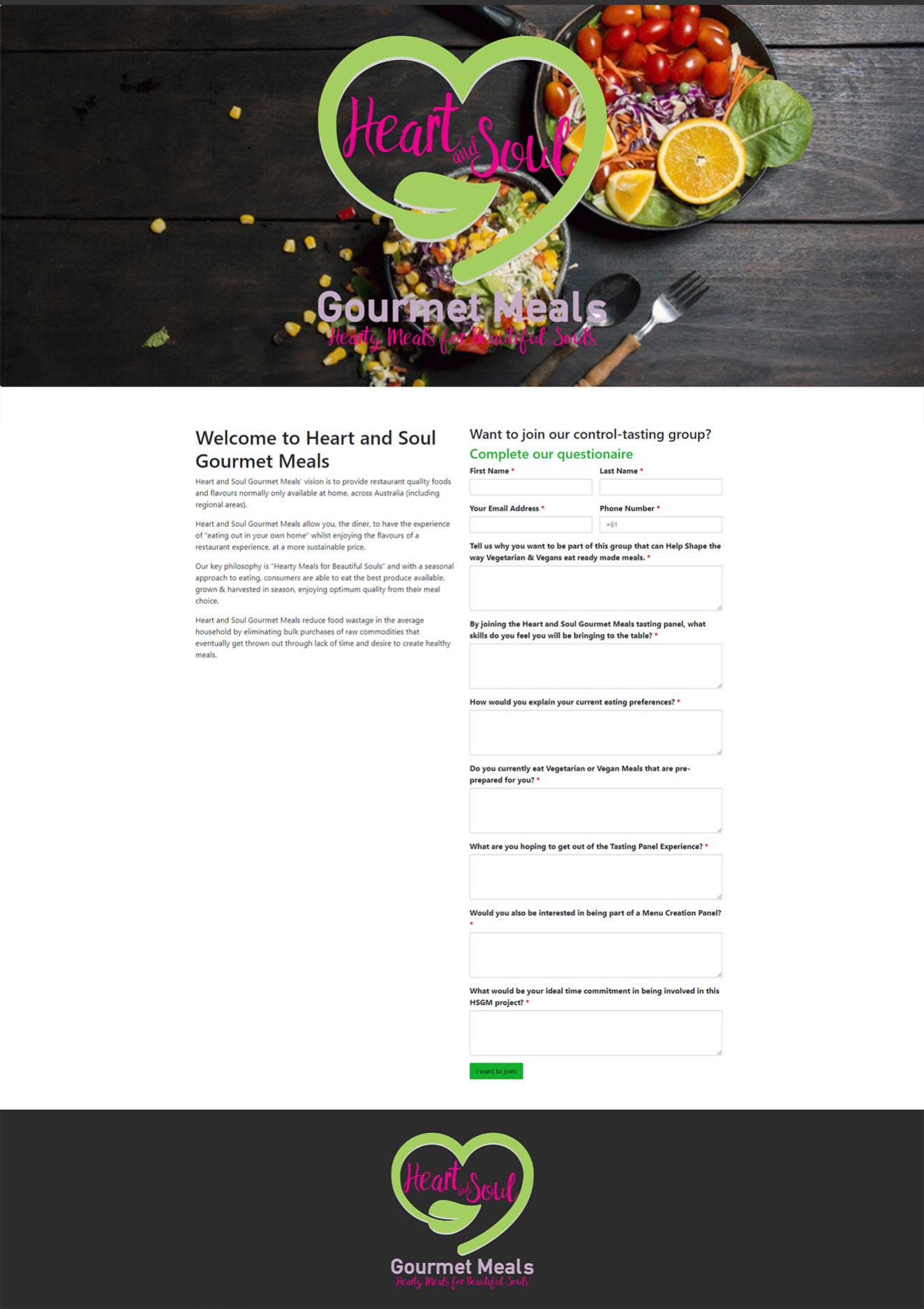 Heart and Soul Gourmet Meals