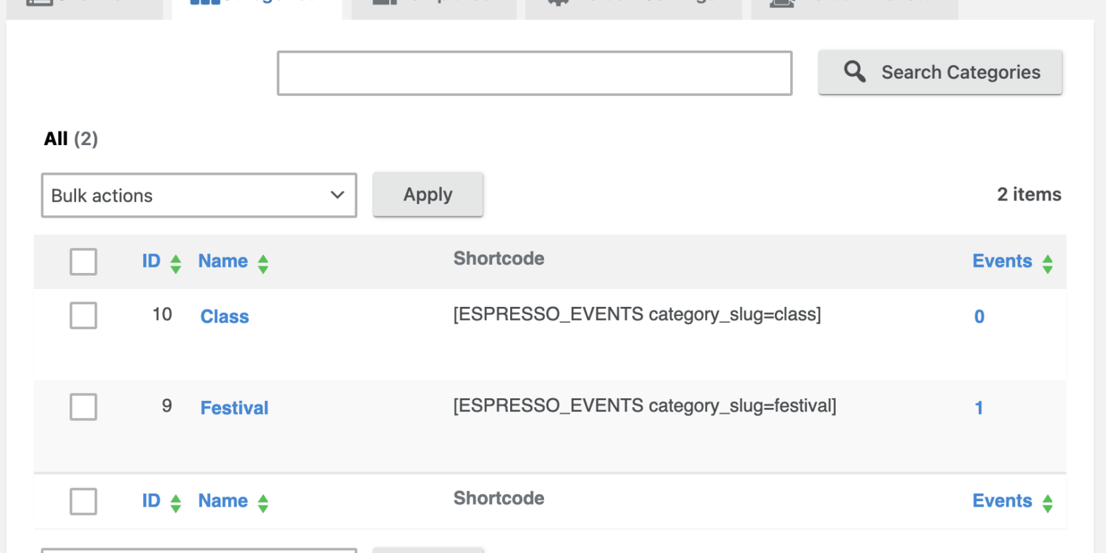 Event Esspresso screenshot